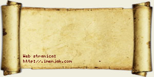 Tina Perunac vizit kartica